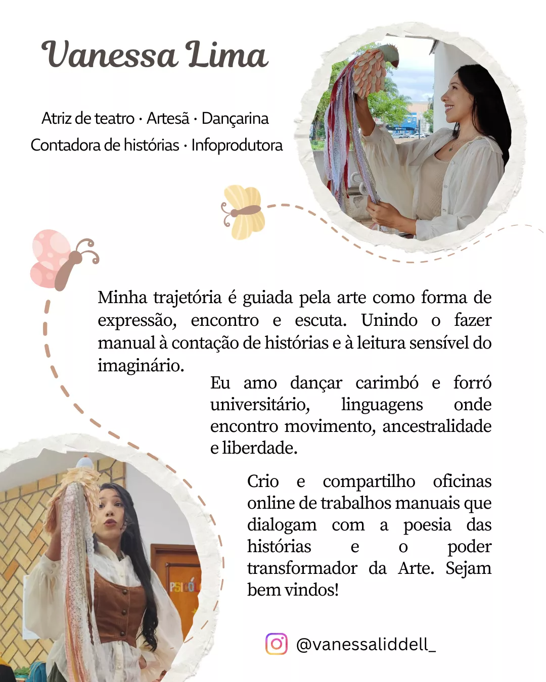 Visual da oficina Eu, Passarinho